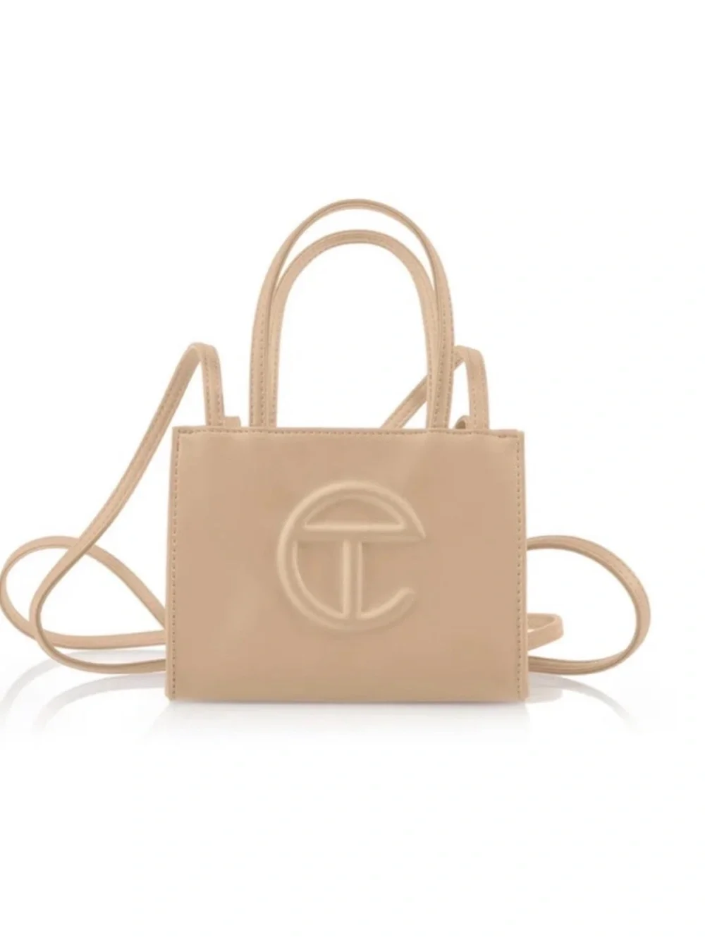 Telfar Small Shopping Bag - Cream - Authentic - Picture 1 of 3